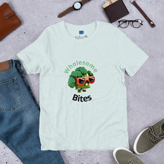 Wholesome Bites Broccoli Unisex t-shirt
